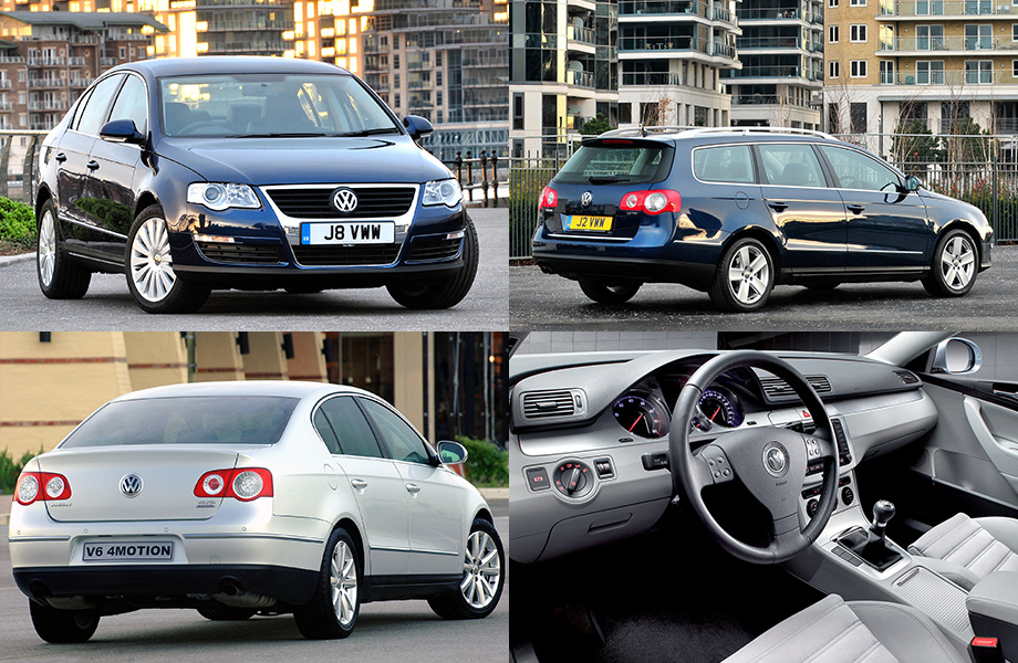             Первый официальный показ седана Volkswagen Passat B6 состоялся в Гамбурге 15 февраля 2005-го, а уже в марте того же года машину увидели посетители Женевского мотор-шоу. К тому времени Volkswagen представил свой флагман Phaeton, и Passat больше не тяготился имиджем народного автомобиля. Дорогие материалы, светодиодные фонари, биксеноновые фары, адаптивный круиз-контроль, электромеханический стояночный тормоз, встроенный телефон, богатейший список опций... В основу модели легла платформа PQ46 — модифицированная «тележка» PQ35, на которой были построены автомобили гольф-класса концерна Volkswagen. В линейке моторов нашлось место и «пожилому» двигателю 1.6 (102 л.с.), и современным «турбочетвёркам» 1.4 TSI (122 л.с.), 1.8 TSI (152–160) и 2.0 TSI (200 сил) с непосредственным впрыском. От восьмицилиндровых двигателей отказались (мотор снова располагался поперечно). «Заряженные» версии оснащались «шестёрками» 3.2 (250 л.с.) и 3.6 (300). «Непосредственные» атмосферные моторы 1.6 FSI и 2.0 FSI выдавали 115 и 150 сил, а пара турбодизелей (1.9 TDI и 2.0 TDI) — 105 и от 110 до 170 «лошадей» соответственно. Работал Passat и на природном газе. Компанию шестиступенчатым механическим и автоматическим коробкам передач составили «роботы» DSG с двумя сцеплениями. Цены были достаточно высоки, но машина пользовалась спросом: заводы в Эмдене, Цвиккау и Аурангабаде успели выпустить 2 035 500 экземпляров.
