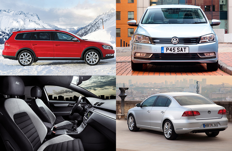             «Седьмой» Passat появился с 2010 году. Фактически это был глубокий рестайлинг «шестого», проведённый под руководством Клауса Бишофа и Вальтера де Сильвы. Но по традиции машине присвоили очередной индекс B7. Из-за этого даже возникают споры, сколько поколений у Пассата, но сама компания считает, что новый — это именно «восьмой». Не только оптика или пластмасса, но и часть внешних панелей кузова были заменены. Размеры практически не поменялись (только длина выросла на 4 мм). А вот агрегатная база осталась прежней. Зато появились новые опции, в частности, система автоматического торможения на городских скоростях и мониторинг усталости водителя. В том же году гамму версий пополнил универсал повышенной проходимости Passat Alltrack с увеличенным с 135 до 165 мм клиренсом и полным приводом.
