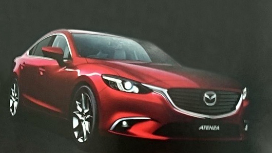 Mazda 6. Напомним, что помимо рестайлинговой «шестёрки» японцы привезут в Калифорнию новый паркетник СX-3 и модернизированный кроссовер СX-5.