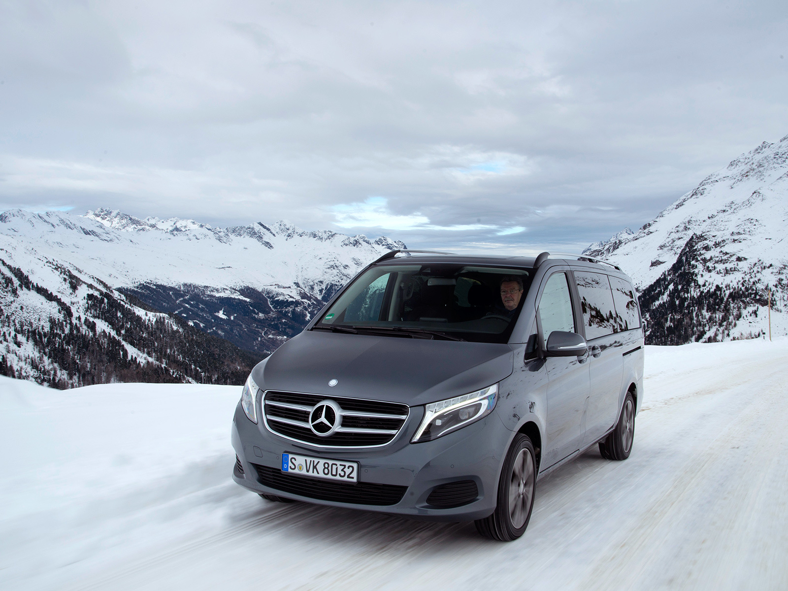 Проверяем полный привод 4Matic в снегах Хохгургля — ДРАЙВ