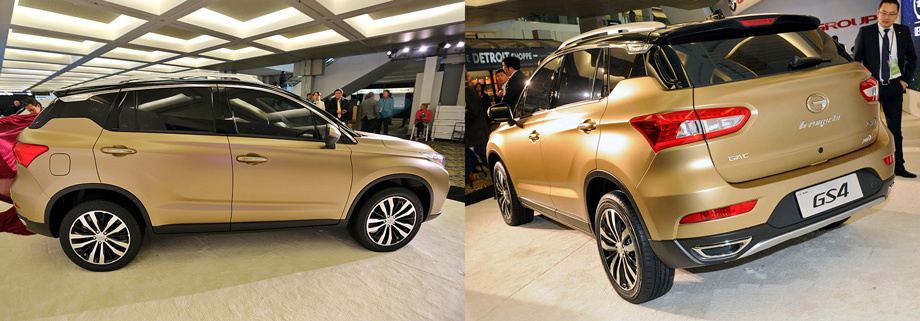             Внешность у GS4 — вполне гармоничная, хотя при желании тут можно найти множество цитат из японских, корейских и европейских моделей. Интерьер тоже полон неуловимых заимствований. Китайцы постарались воплотить в GS4 всё лучшее, чем располагают. Представители фирмы уверяют, что новый кузов должен получить пять звёзд в краш-тестах.
