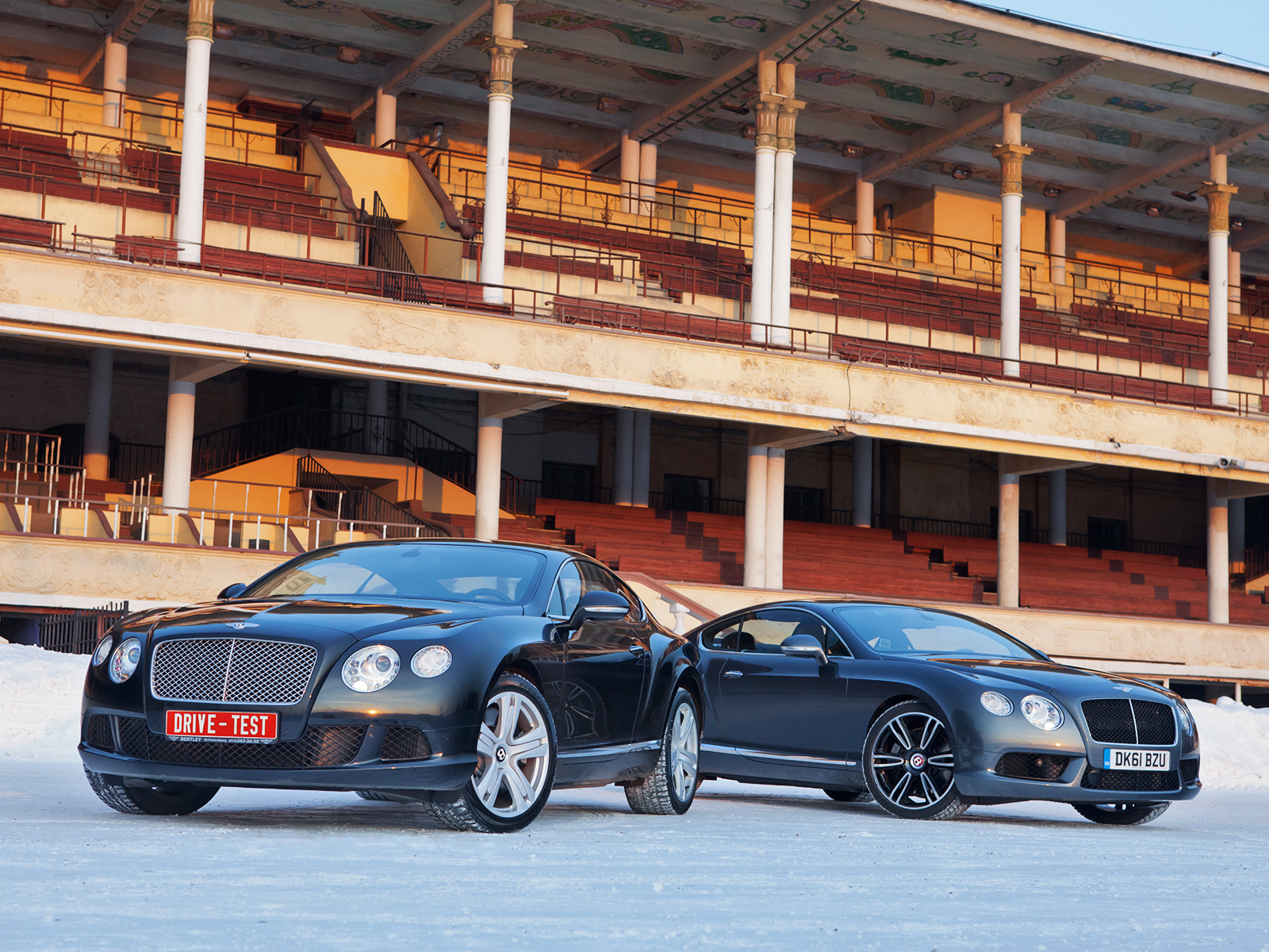 Морозим купе Bentley Continental GT с двигателями W12 и V8 — ДРАЙВ