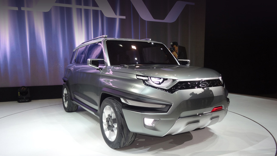 Ssangyong xav,Ssangyong concept. Имя концепта расшифровыватся как eXciting Authentic Vehicle — «захватывающий аутентичный автомобиль».