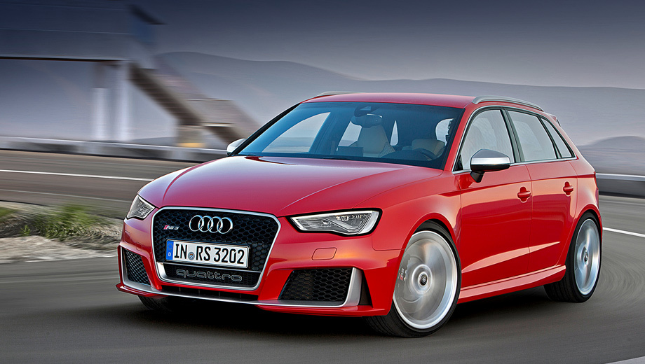 Audi rs3. Максималка Audi RS3 по традиции ограничена электроникой на уровне 250 км/ч, но в виде опции может быть поднята до 280 км/ч.