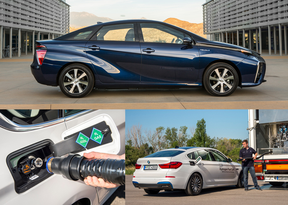             Относительно массовая модель Mirai использует уже распространённый в Японии, США и Европе стандарт заправки. А вот в экспериментальном хэтчбеке <a href="/e/BkeHAEAAAyU" class="c-link">BMW 5 Gran Turismo</a> предусмотрены баллоны как под «700-атмосферный» CGH2, так и под охлаждённый газообразный CCH2.
