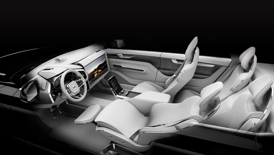 Volvo concept,Volvo concept 26. Концепт салона машины будущего можно рассматривать как ответвление от крупного проекта Drive Me, призванного на практике изучить все аспекты внедрения автономных машин в повседневную жизнь.