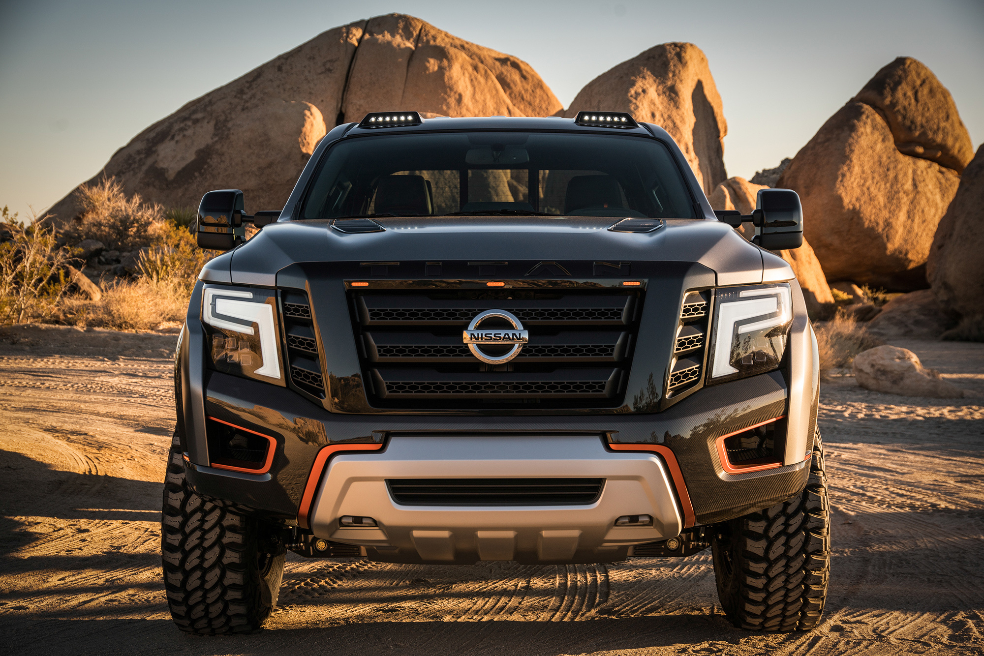 Шоу-кар Nissan Titan Warrior хорошо подготовился к бездорожью — ДРАЙВ