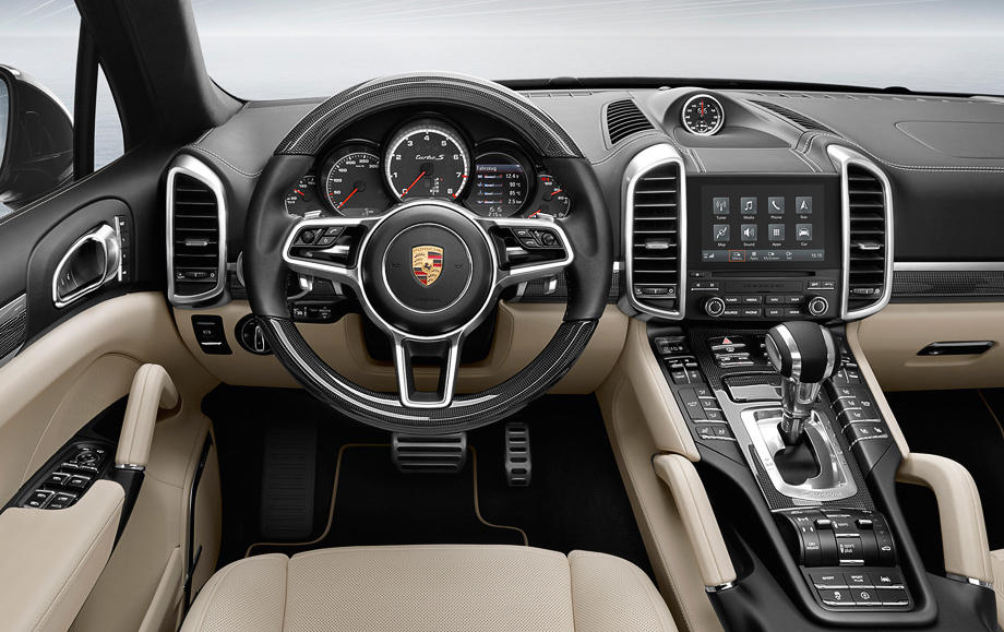 Интерьер porsche cayenne