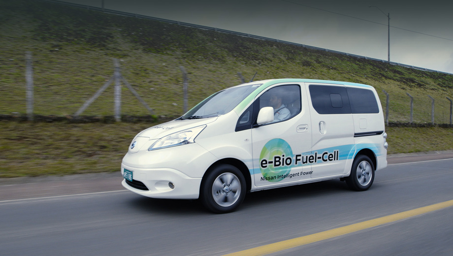 Nissan e-bio fuel-cell. Основой для проекта под названием е-Bio Fuel-Cell послужил электрический фургон Nissan e-NV200.