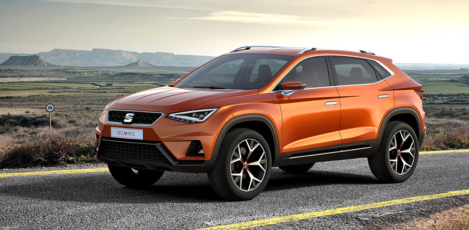             Прошлогодний женевский концепт <a href="https://www.drive.ru/news/seat/54f5be4295a656367000002c.html" target="_blank" rel="noopener" class="c-link">20V20</a> был крупнее пошедшего в серию <a href="/e/BkeHAEAACLc" class="c-link">Сеата Ateca</a>: длина шоу-кара 4659 мм против 4363, колёсная база — 2791 vs. 2638 мм. (У Кадьяка — 4697 и 2791 мм.) Стало быть, 20V20 можно считать прототипом грядущего кроссовера.
