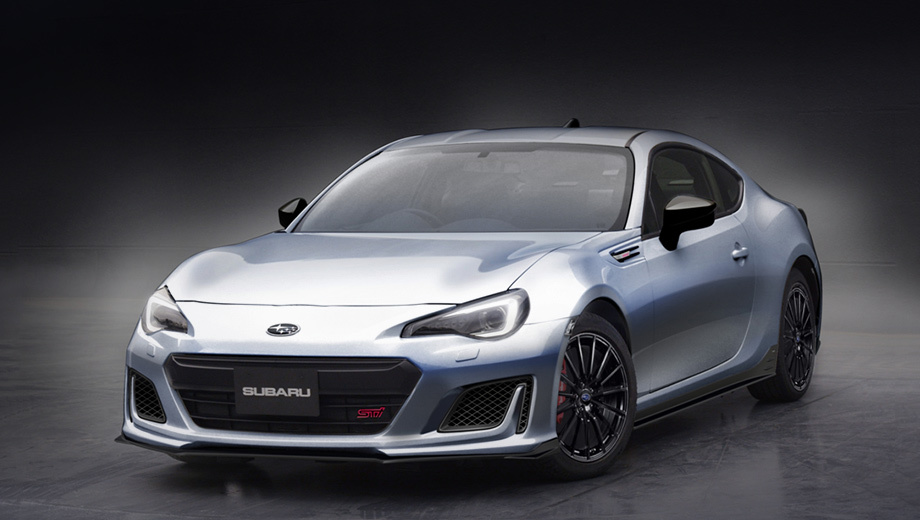 Subaru brz,Subaru wrx sti,Subaru wrx,Subaru brz concept. От обычной «би-ар-зетки» эту отличают более агрессивный передний бампер, боковые юбки, 18-дюймовые колёса и тёмно-красная отделка интерьера.