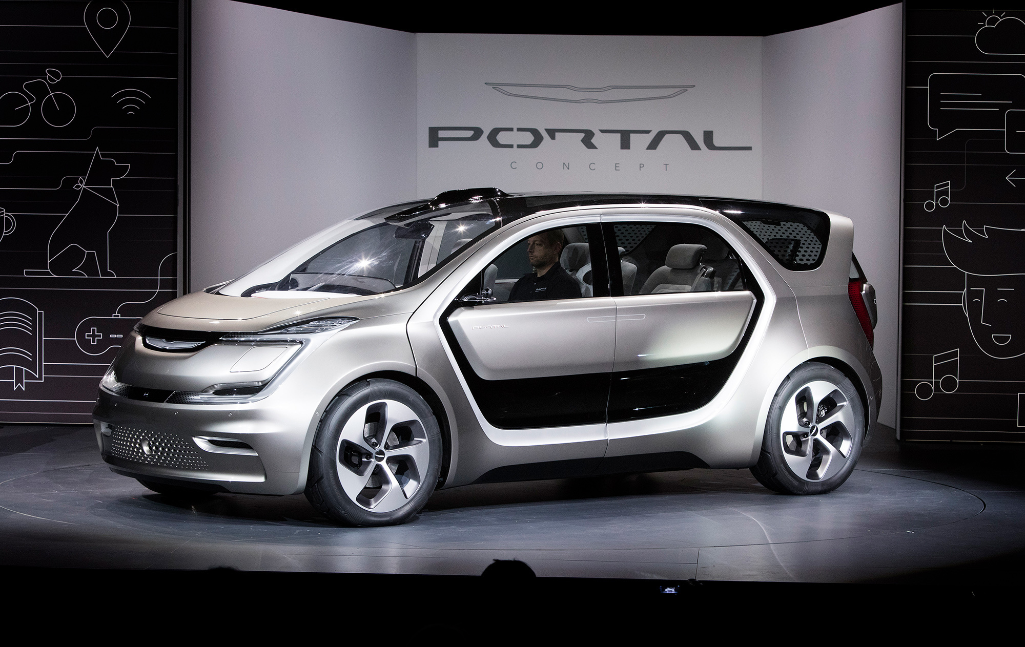 Концепт Chrysler Portal анонсировал минивэн будущего — ДРАЙВ