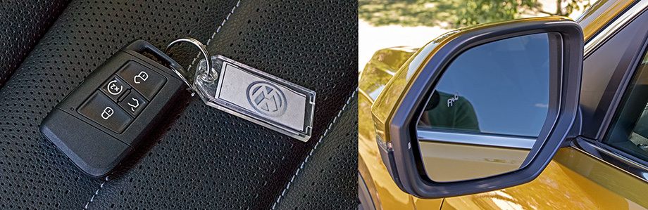             Нехватку подогрева лобового стекла отчасти компенсирует дистанционный запуск. Зеркала хороши по размеру, но слишком смещены назад. Функции электрохромного затемнения нет.
