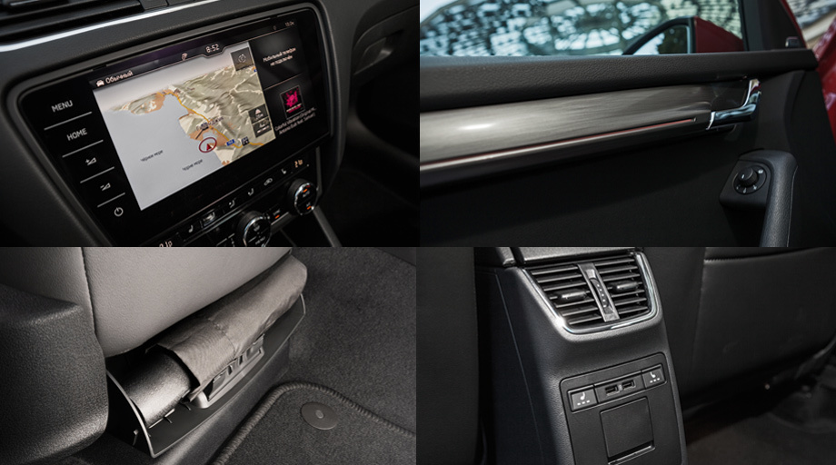             В зависимости от исполнения комплекс Columbus с навигацией стоит 66−88 тысяч. У подсветки на дверях (в версии Style) десяток цветов на выбор. Разъёмы USB и 230-вольтовая розетка сзади стоят 7400 рублей. Подогрев дивана — в пакете за 21 тысячу. Под передним креслом сложен зонт.
