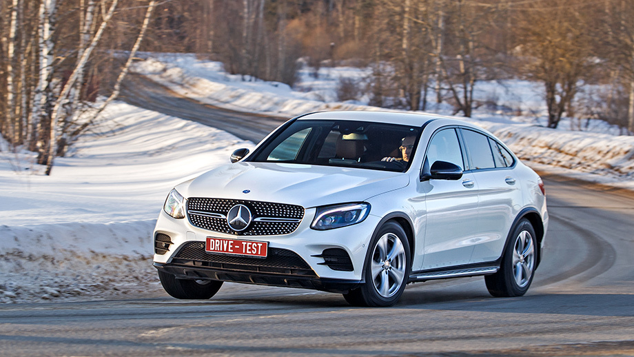 Тест-драйв: Ставим Mercedes GLC Coupe в пример кроссоверу Jaguar F-Pace ...