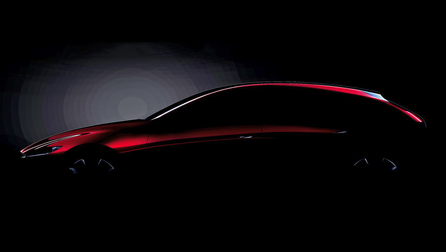 Mazda concept,Mazda skyactiv-x,Mazda 3. Японцы сообщают, что прообраз «идеального компактного хэтчбека следующего поколения» — это ориентированная на человека философия дизайна и оптимальная технологическая функциональность.