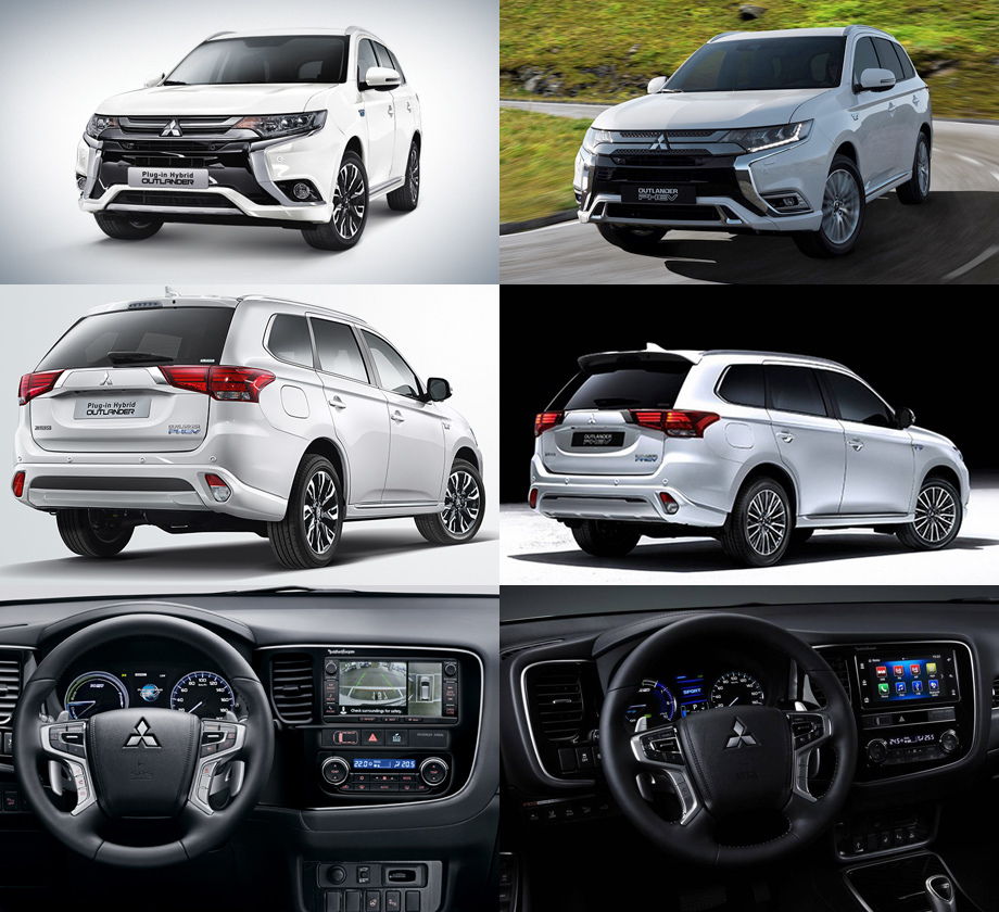 Отличие комплектаций. Mitsubishi Outlander PHEV 2018. Outlander Hybrid PHEV. Mitsubishi Outlander 3 гибрид. Митсубиси Аутлендер PHEV 3.