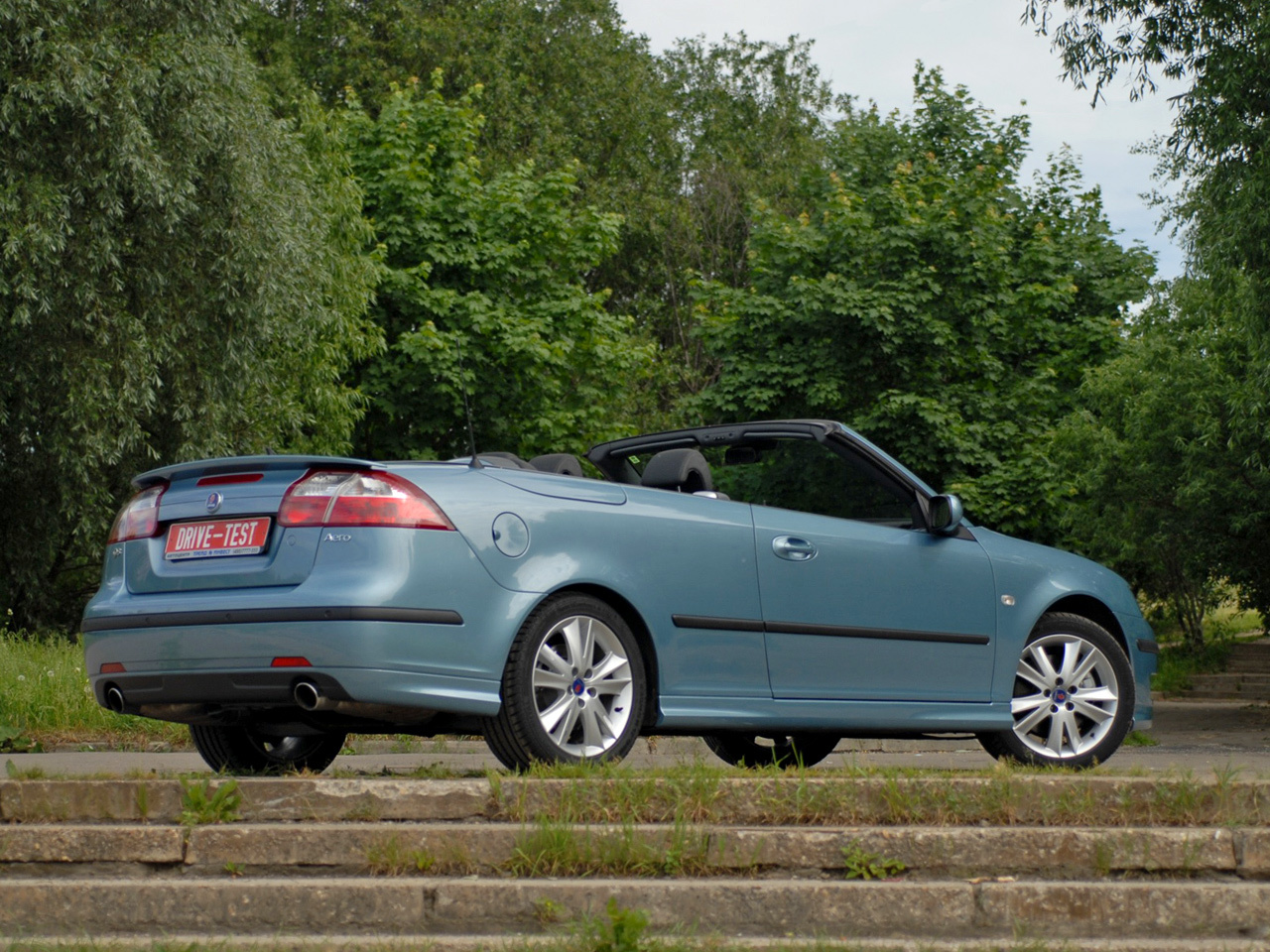 Учимся летать на Saab 9-3 Convertible — ДРАЙВ