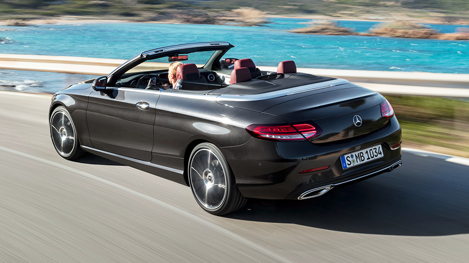 Как выглядит машина кабриолет Купе и кабриолет Mercedes C-класса получили новые моторы - ДРАЙВ