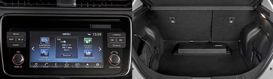 Мультимедийная система поддерживает Apple CarPlay и Android Auto, а своя графика старомодна. В багажнике — на 15 литров больше прежнего (385 л).