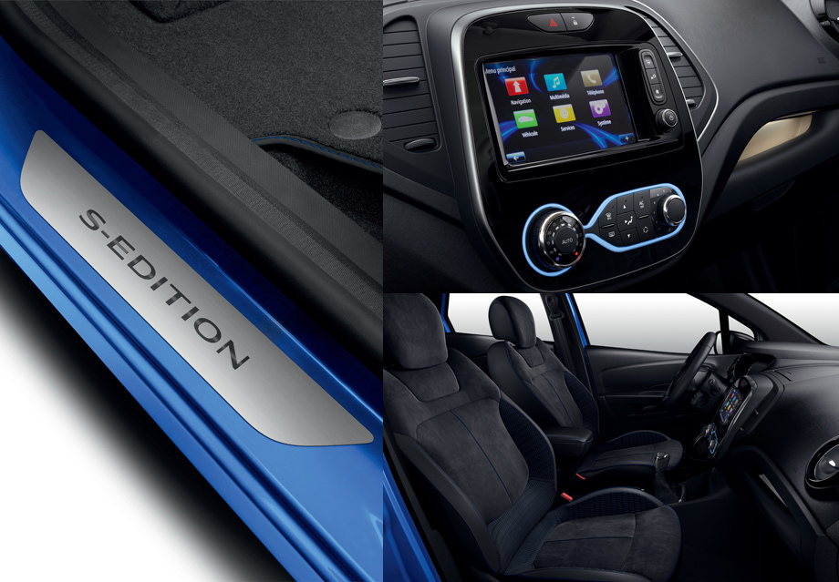             В оснащение версии входят мультимедийная система R-Link Evolution с навигацией TomTom и европейскими картами, интерфейсами Android Auto, Bluetooth и USB, ассистент Easy Park и датчики парковки «по кругу», мониторинг слепых зон зеркал, накладки на пороги и коврики S-Edition.
