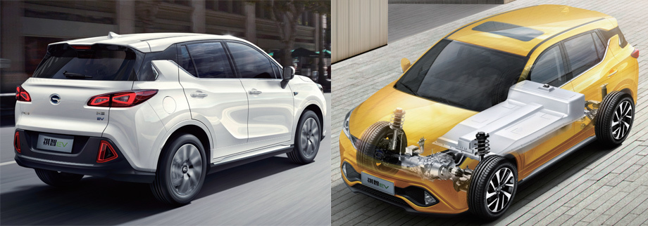 Gac mitsubishi. GAC электрокар. Кроссовер gs3.