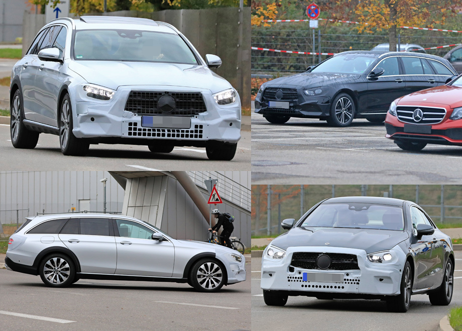 Помимо замены всей оптики, семейство Е-класса получит новые решётки радиатора (вид зависит от модификации) и новые бамперы.