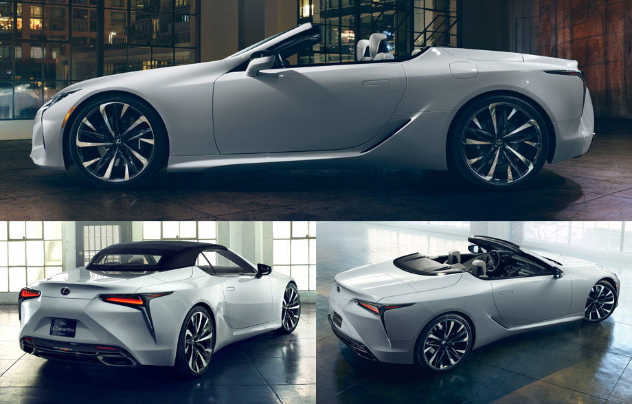             Длина концепта равна 4770 мм (+10 мм к купе), ширина — 1920 (равны), высота — 1340 (–5 мм), база — 2870 мм (идентична купе). Диаметр колёсных дисков — 22 дюйма.
