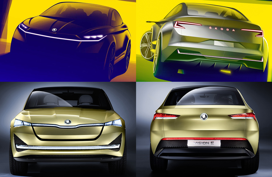 Evo vision. Skoda Vision IV. Skoda Vision e. Эволюшн электрокар. Evolution Concept.