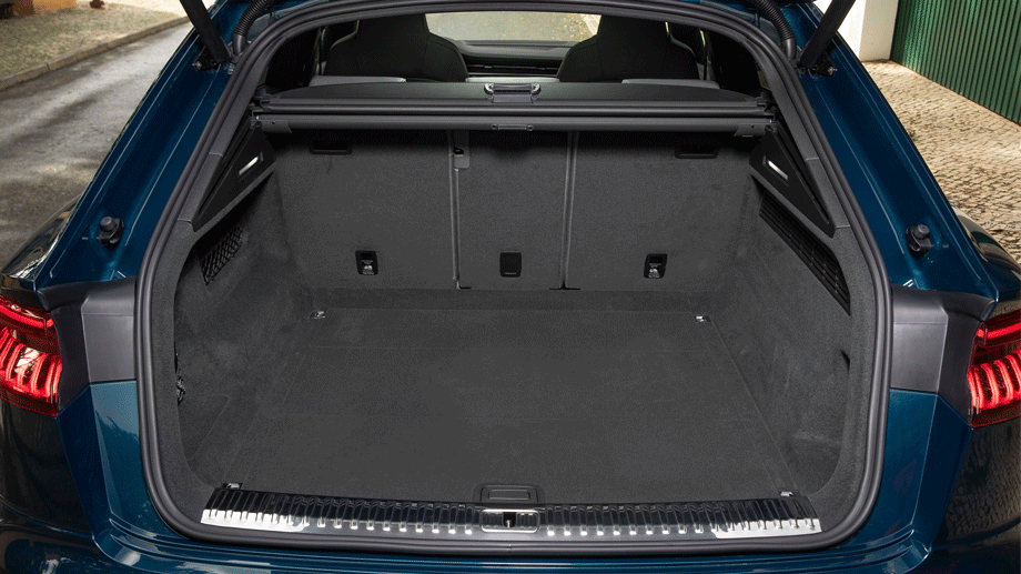             Под полом грузового отсека расположен 48-вольтовый аккумулятор, а обычный — в ногах переднего пассажира. Погрузочная высота больше, чем у Q7. Докатку следует надуть перед употреблением. Сервопривод двери работает в паре со взмаховым датчиком под бампером.
