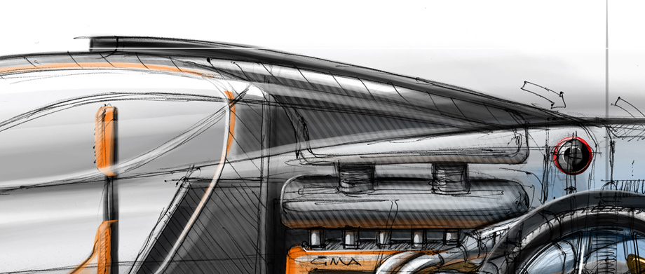             Хотя мотор в суперкаре атмосферный, он получает воздух от воздухозаборника на крыше и потому на высоких скоростях обладает динамическим наддувом, просто за счёт набегающего потока. В этот момент отдача ДВС вырастает с паспортных 650 сил до 700.
