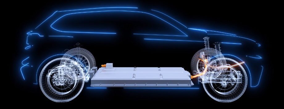 Архитектура моделей подразумевает относительно короткие свесы и крупную базу, ради простора в салоне. Батарея, как сейчас принято у машин, созданных изначально под электропривод, размещена под полом.
