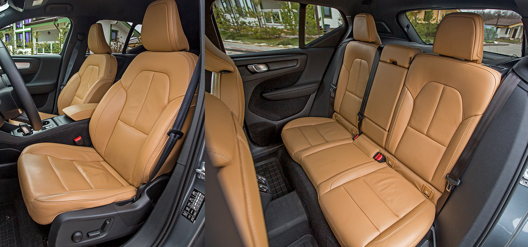             Стандартное кресло в меру жёстко, боковая поддержка свободна. Электроприводы и память обойдутся в 55 700 рублей. Просторный диван явно отформован под двоих. Подголовники можно сложить через меню системы Sensus, но поднимать придётся вручную.
