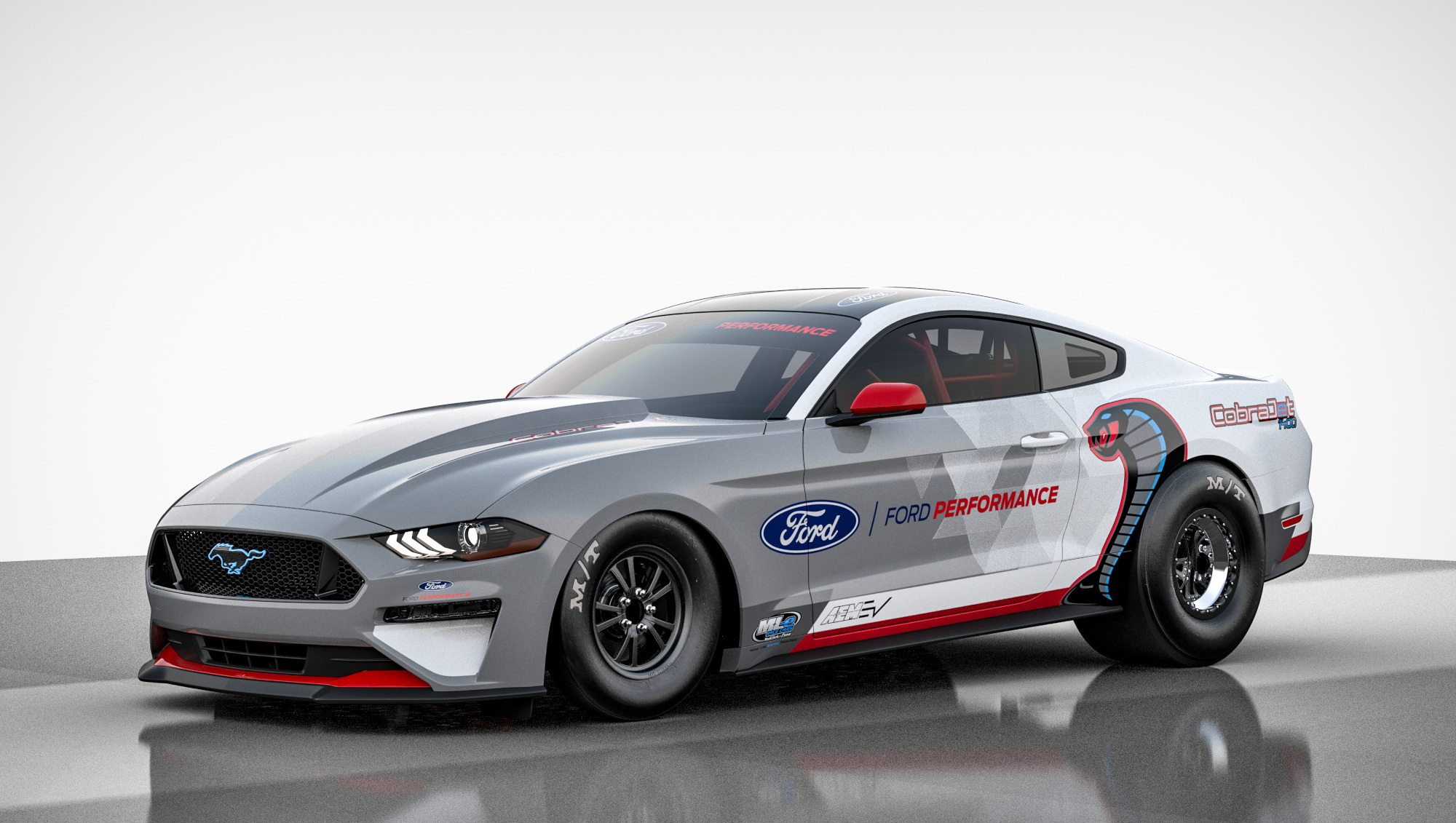 Mustang Cobra Jet 1400 стал первым электрическим дрэгстером Форда — ДРАЙВ