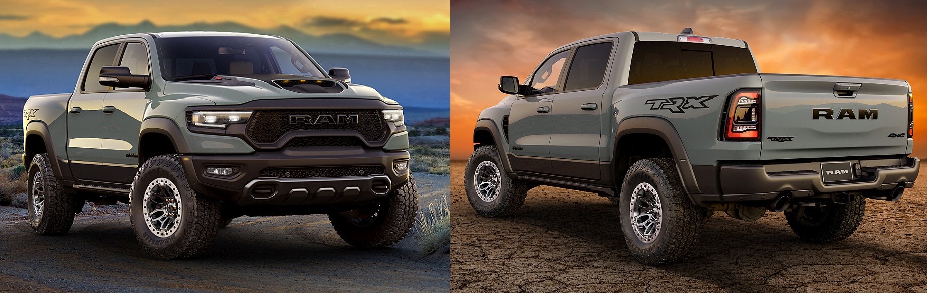 Dodge Ram TRX серый