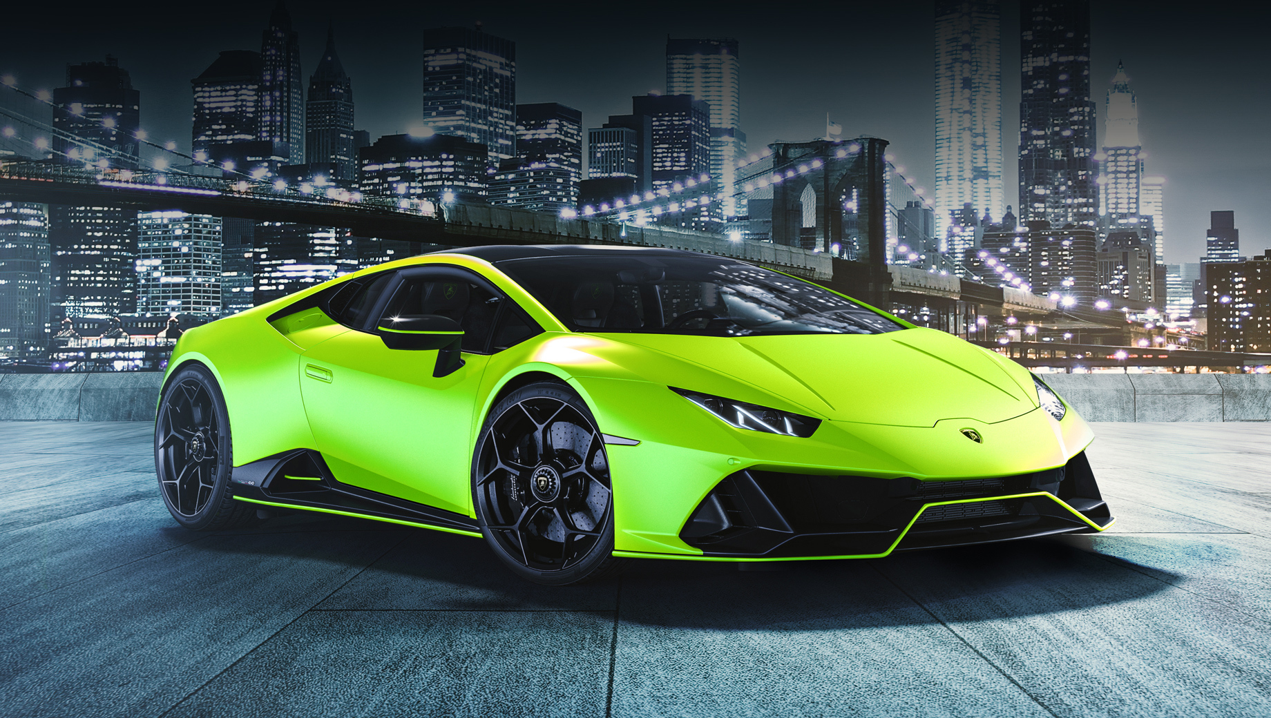 Lamborghini Huracan Evo Fluo Capsule выделился окраской — DRIVE2