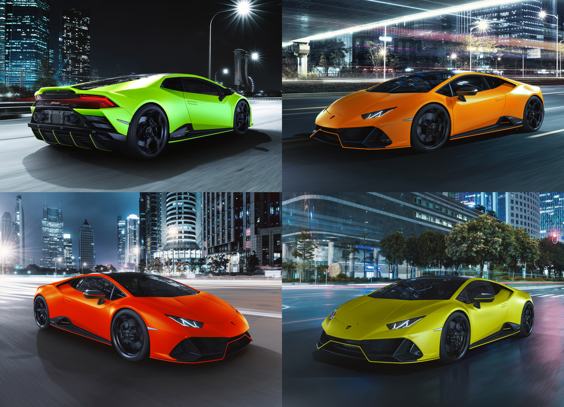 Lamborghini Huracan Evo Fluo Capsule выделился окраской — DRIVE2