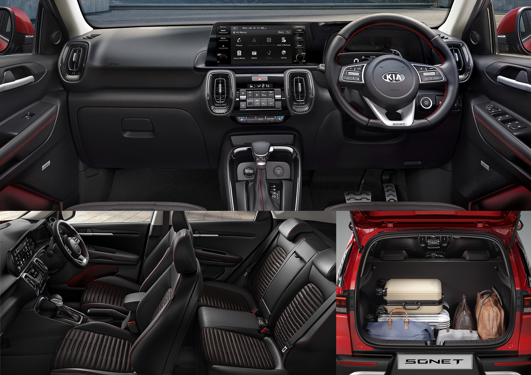 Kia Sonet Interior.