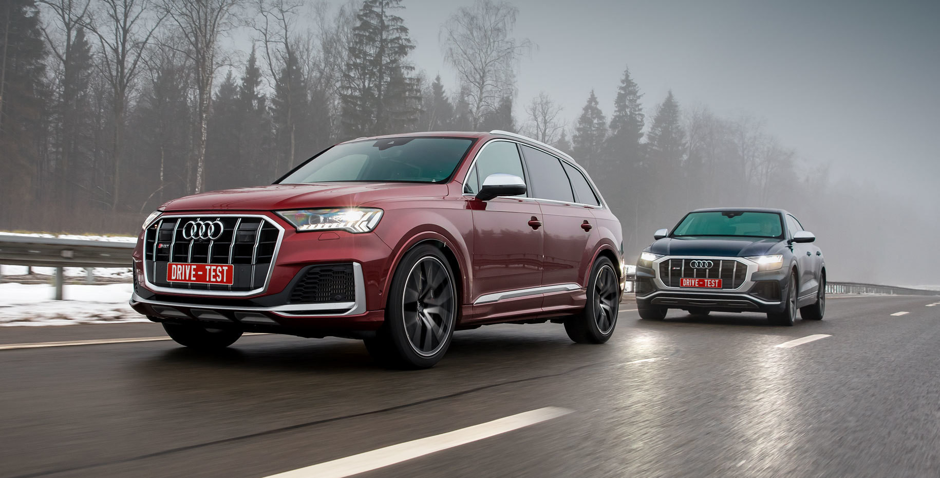 Удваиваем шансы понять супердизель V8 4.0 с Audi SQ7 и SQ8 — ДРАЙВ