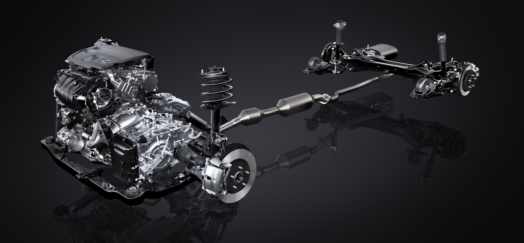 Увеличена жёсткость силовых распорок в задней многорычажке, получивших конструкцию из двойного листа металла вместо одинарного. Это обеспечило более стабильное поведение машины при резких перестроениях.