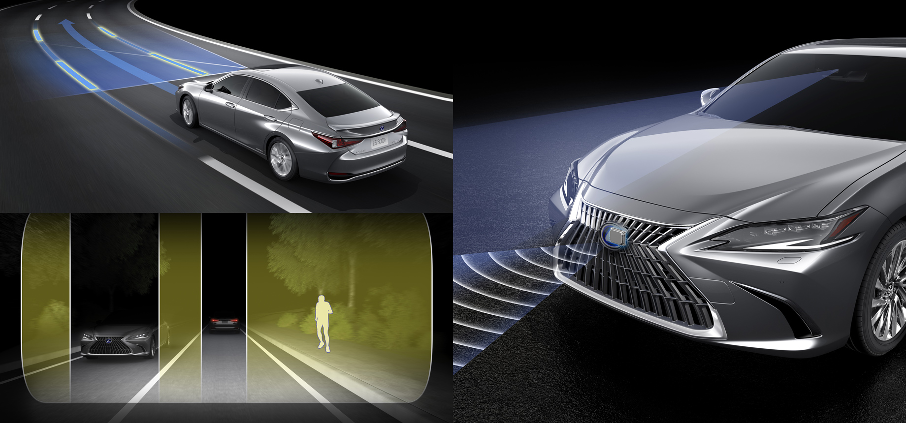 Система безопасности, как и раньше, полагается на монокулярную камеру и радар миллиметрового диапазона, но их характеристики были улучшены, что расширило диапазон реагирования на машины, велосипедистов и пешеходов, в условиях низкой освещённости, при повороте на перекрёстках.