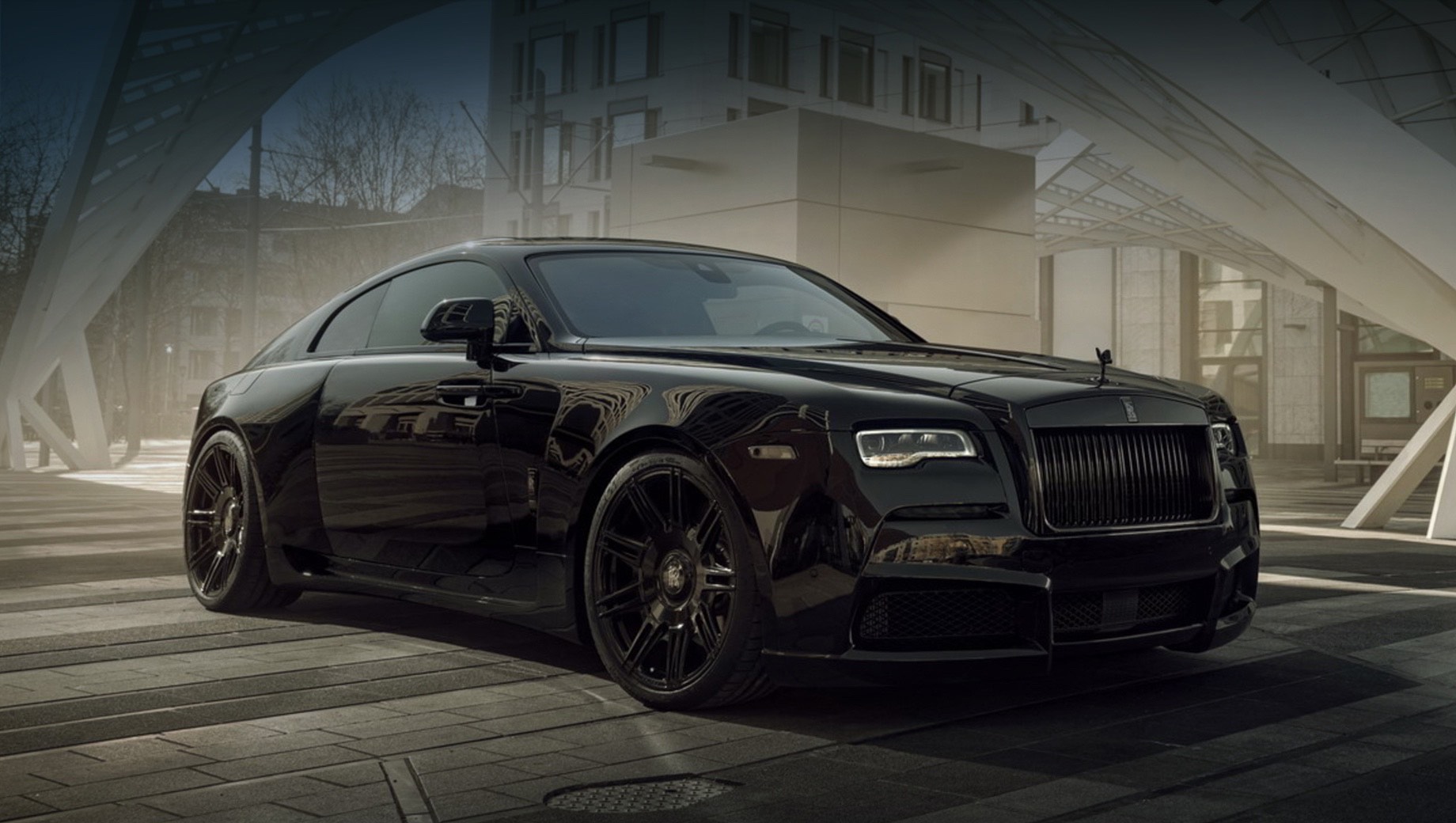 Ателье Spofec расширило купе Rolls-Royce Wraith Black Badge