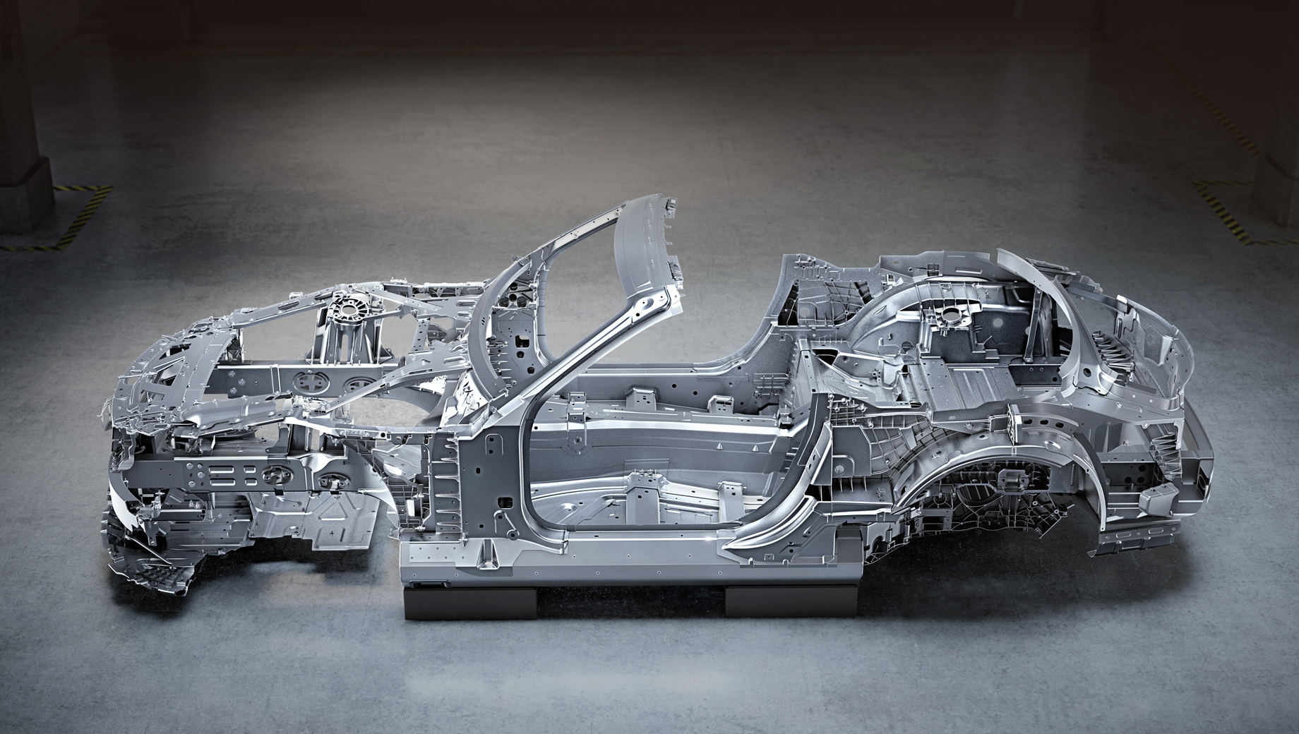 Каркас Мерседеса-AMG SL удивил комбинацией лёгких материалов