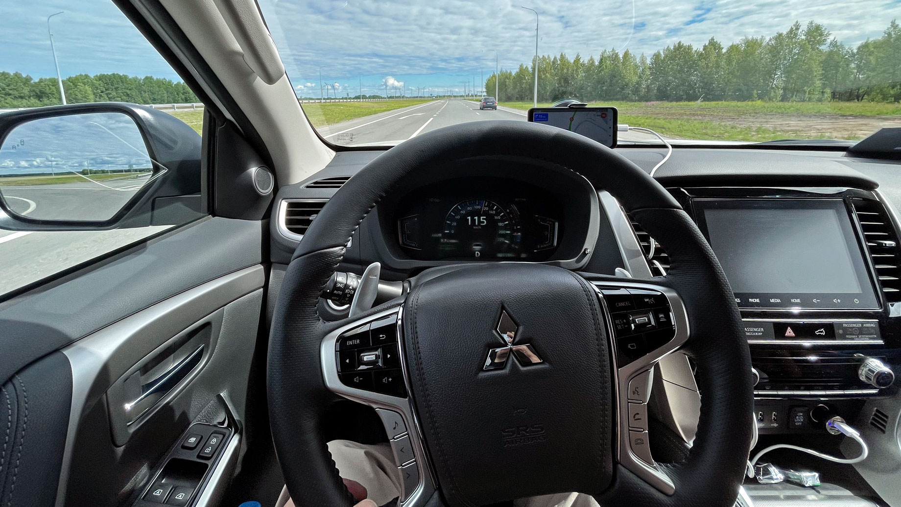 Примеряем статус флагмана на обновлённый Mitsubishi Pajero Sport — ДРАЙВ