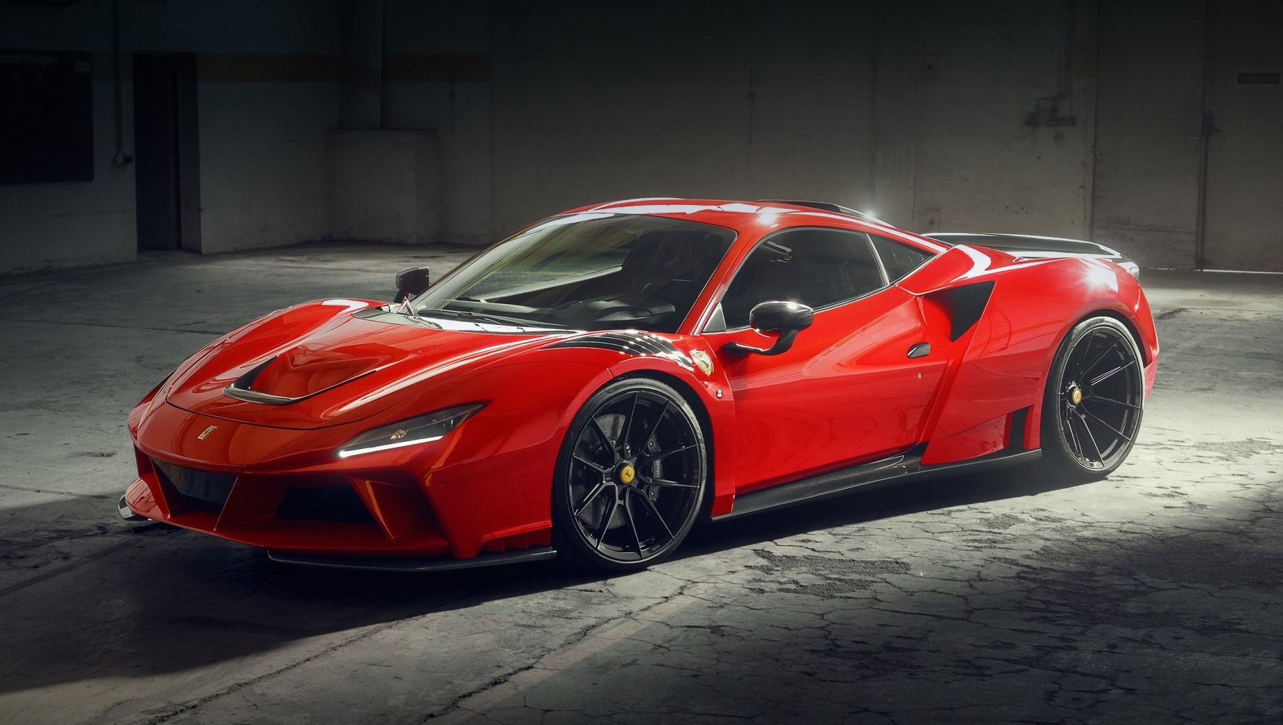 Купе Ferrari F8 примерило статус эксклюзива в бюро Novitec