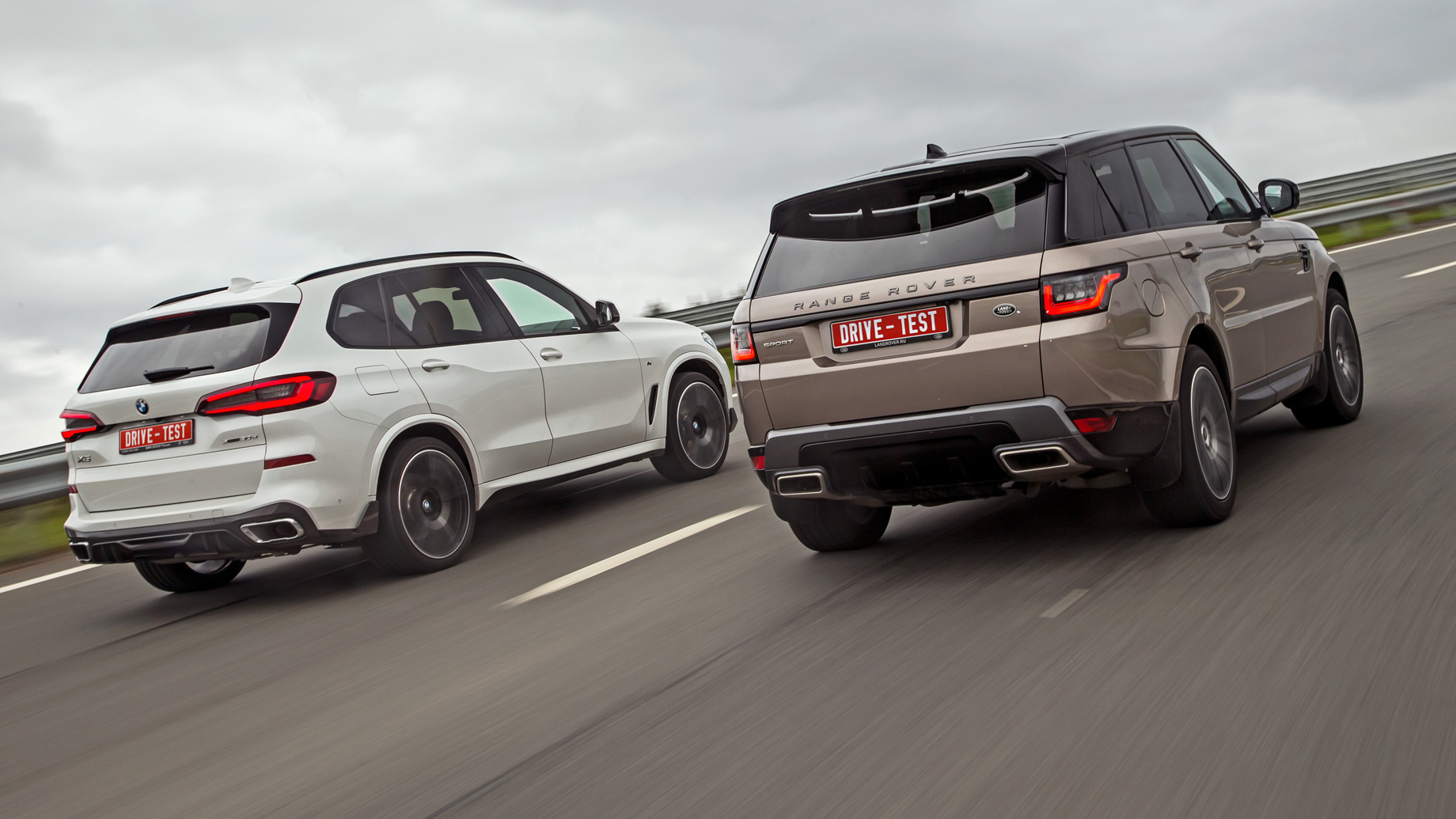 Заправляем дизелем Range Rover Sport D250 для встречи с BMW X5 — ДРАЙВ